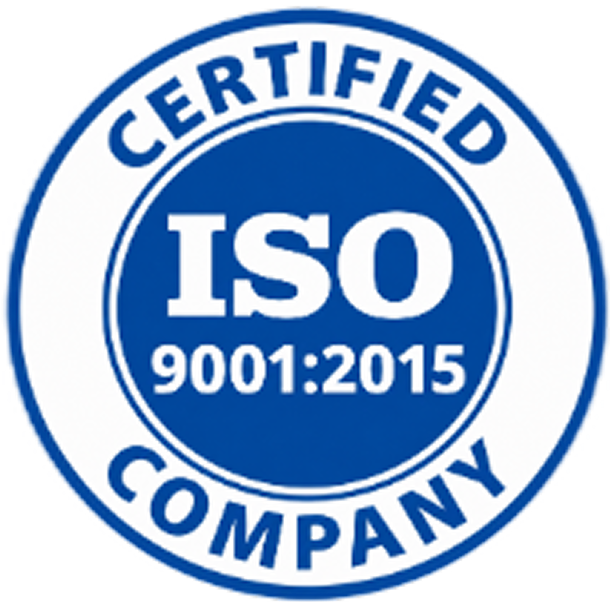 ISO 9001:2015 certified seal